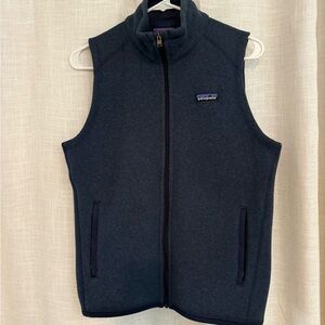 Patagonia Dark Blue Fleece Vest